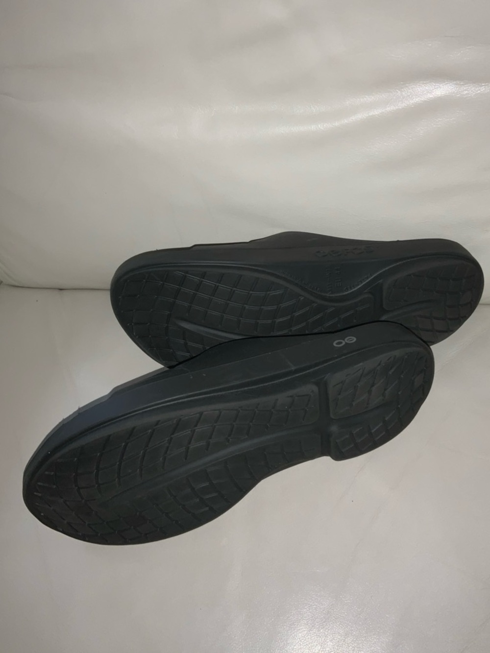 Oofos OOahh Slide Sandals Men’s 11 Women’s 13 Black Comfort Slide On Recovery. - Picture 4 of 6